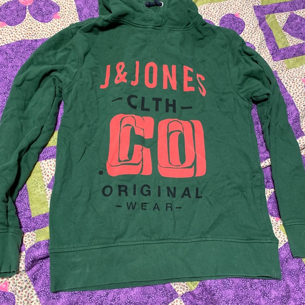 Green hoodie